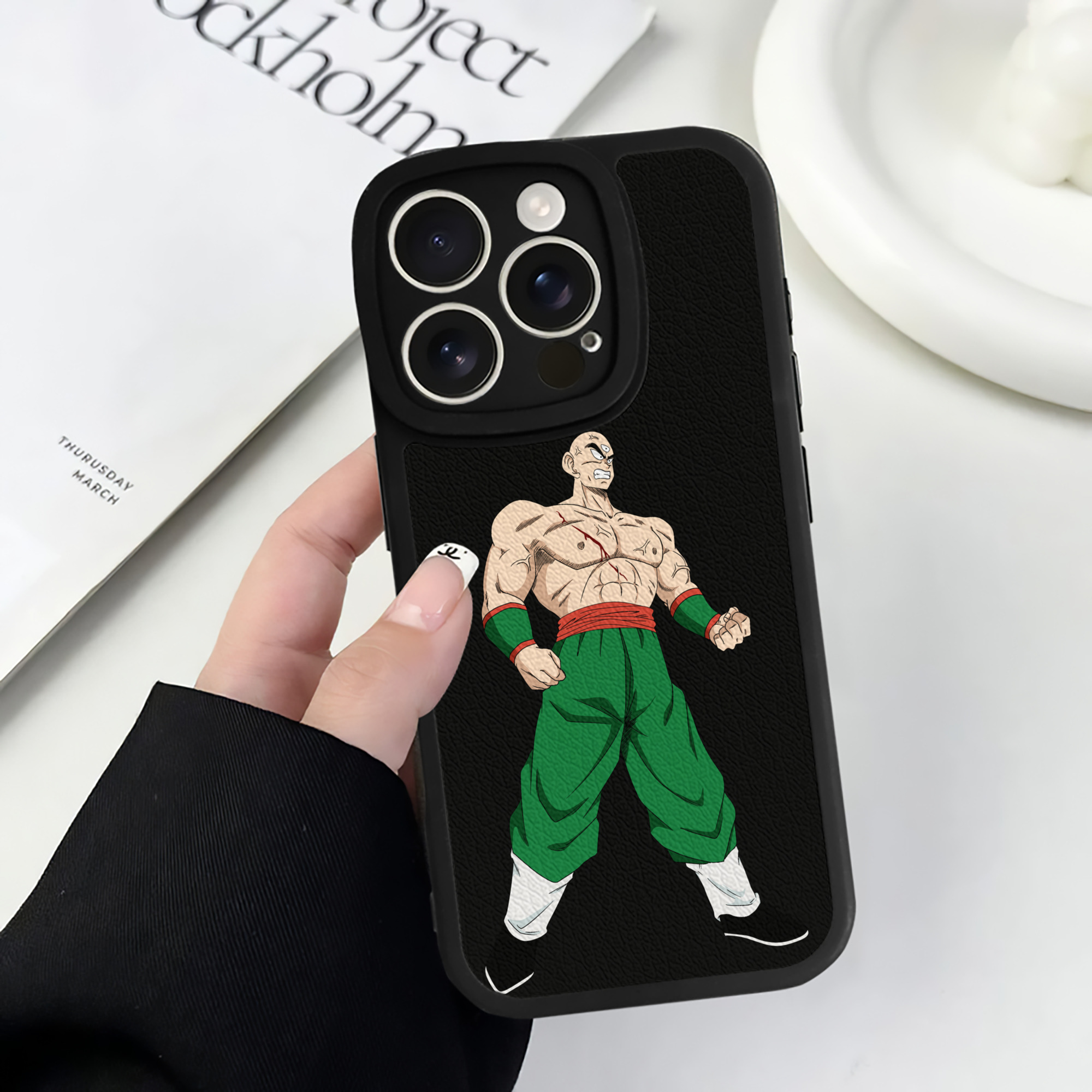 （画像用） ドラゴンボール DRAGON BALL 【iPhone 16シリーズ対応】シリコンスマホケース（レザー調） 材質：シリコン